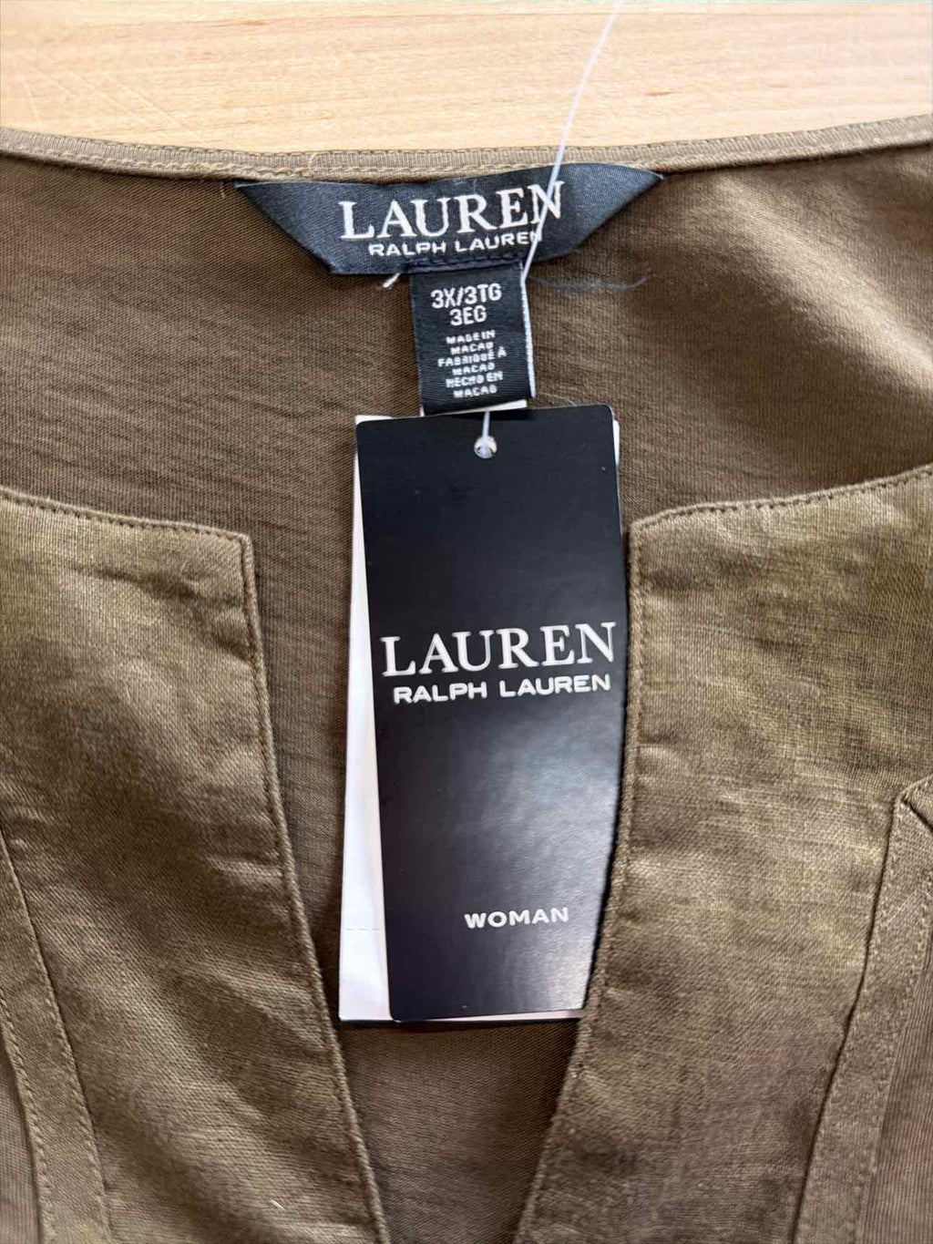 Ralph Lauren Size 3X Green Tunic