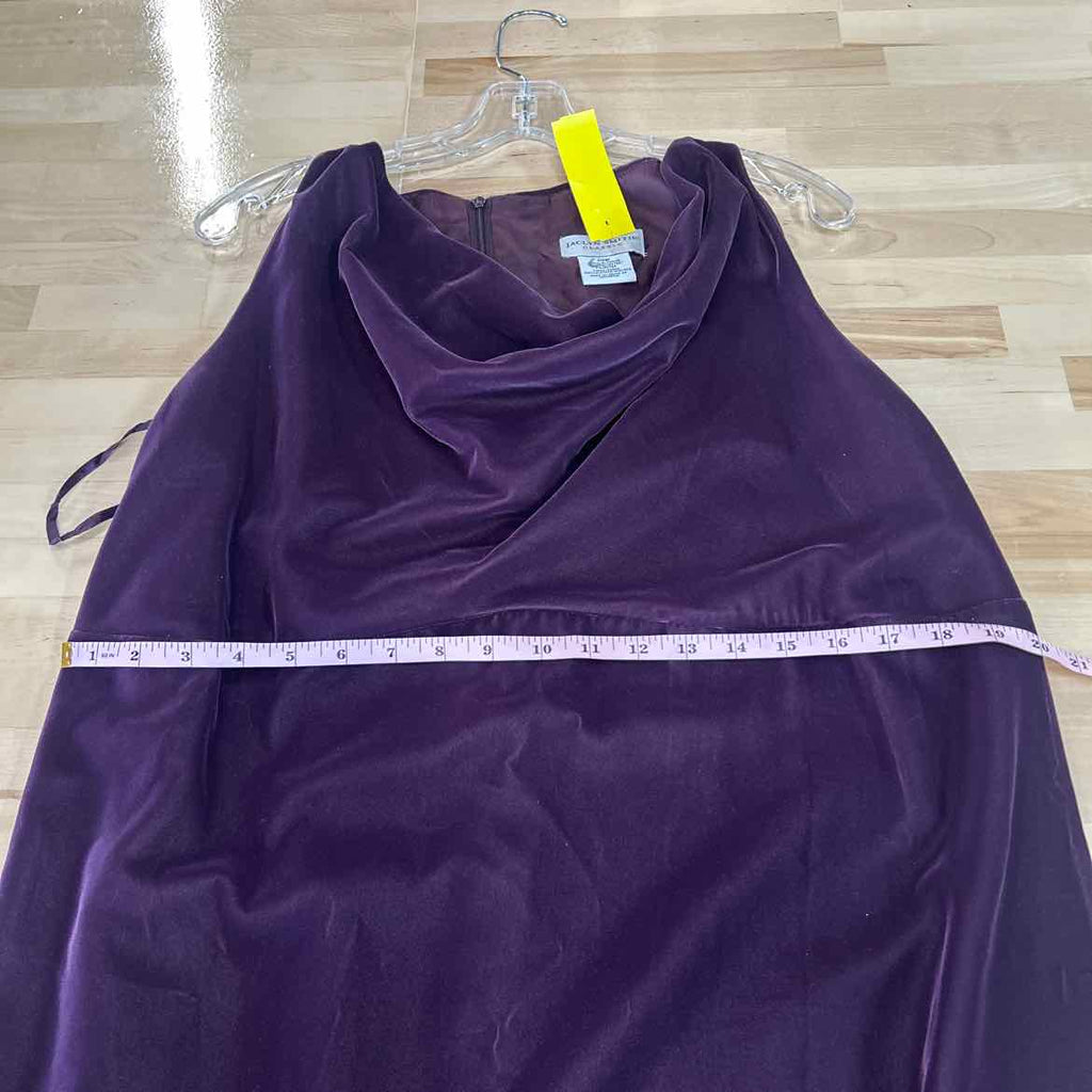 Jaclyn Smith Size 20 Purple Velvet Preloved Dress