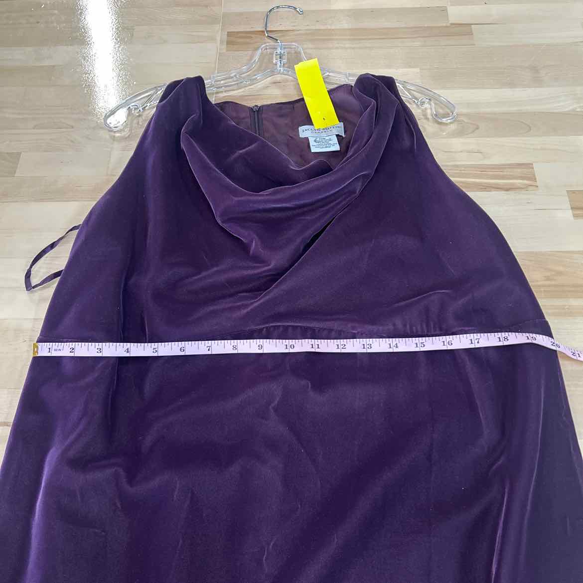 Jaclyn Smith Size 20 Purple Velvet Preloved Dress