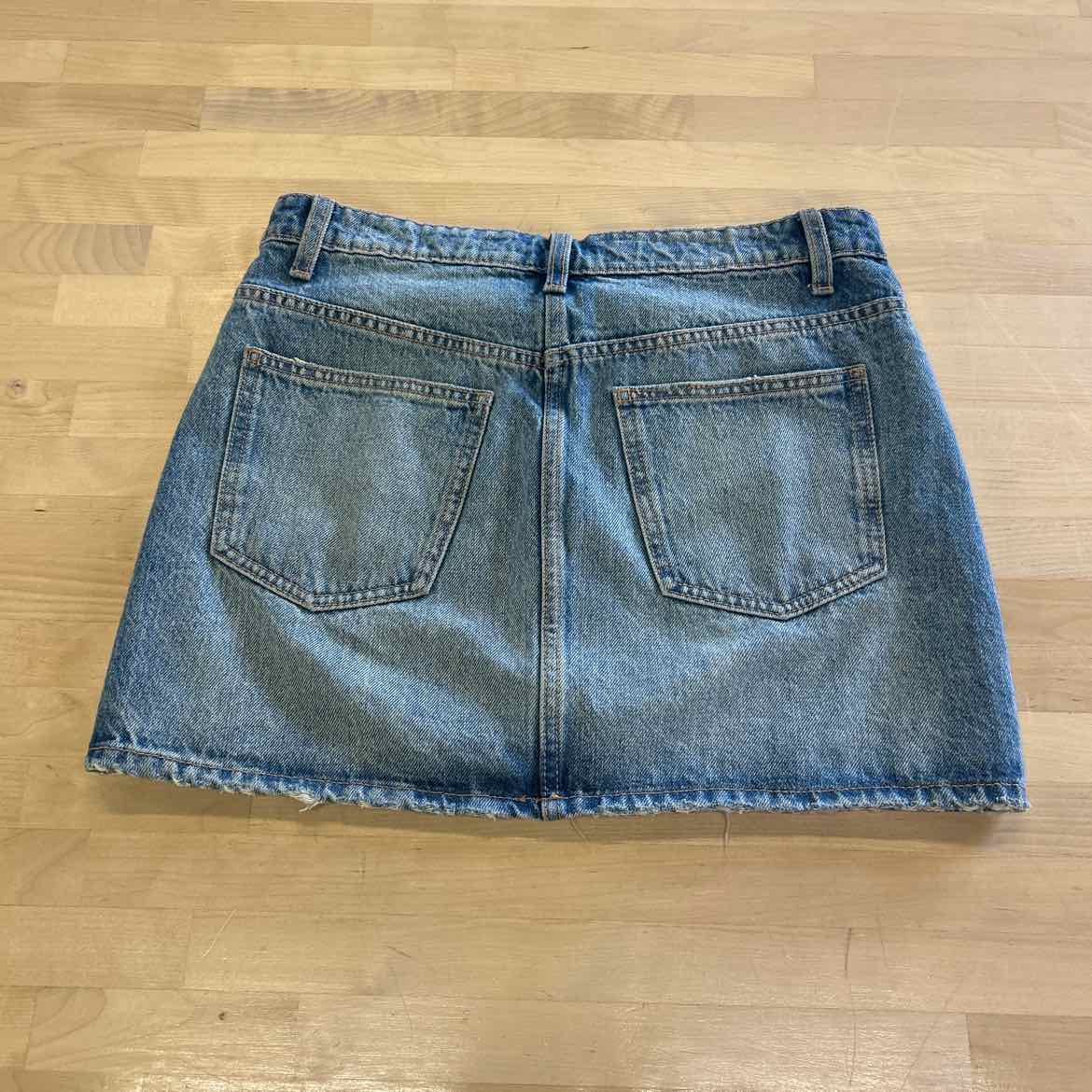 zara Size XS Blue Denim Preloved Skirt