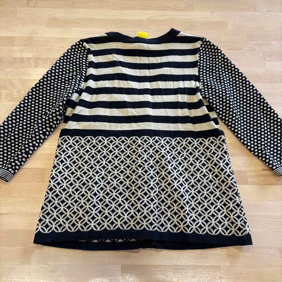 Christopher & Banks Size S BLACK & WHITE Cardigan