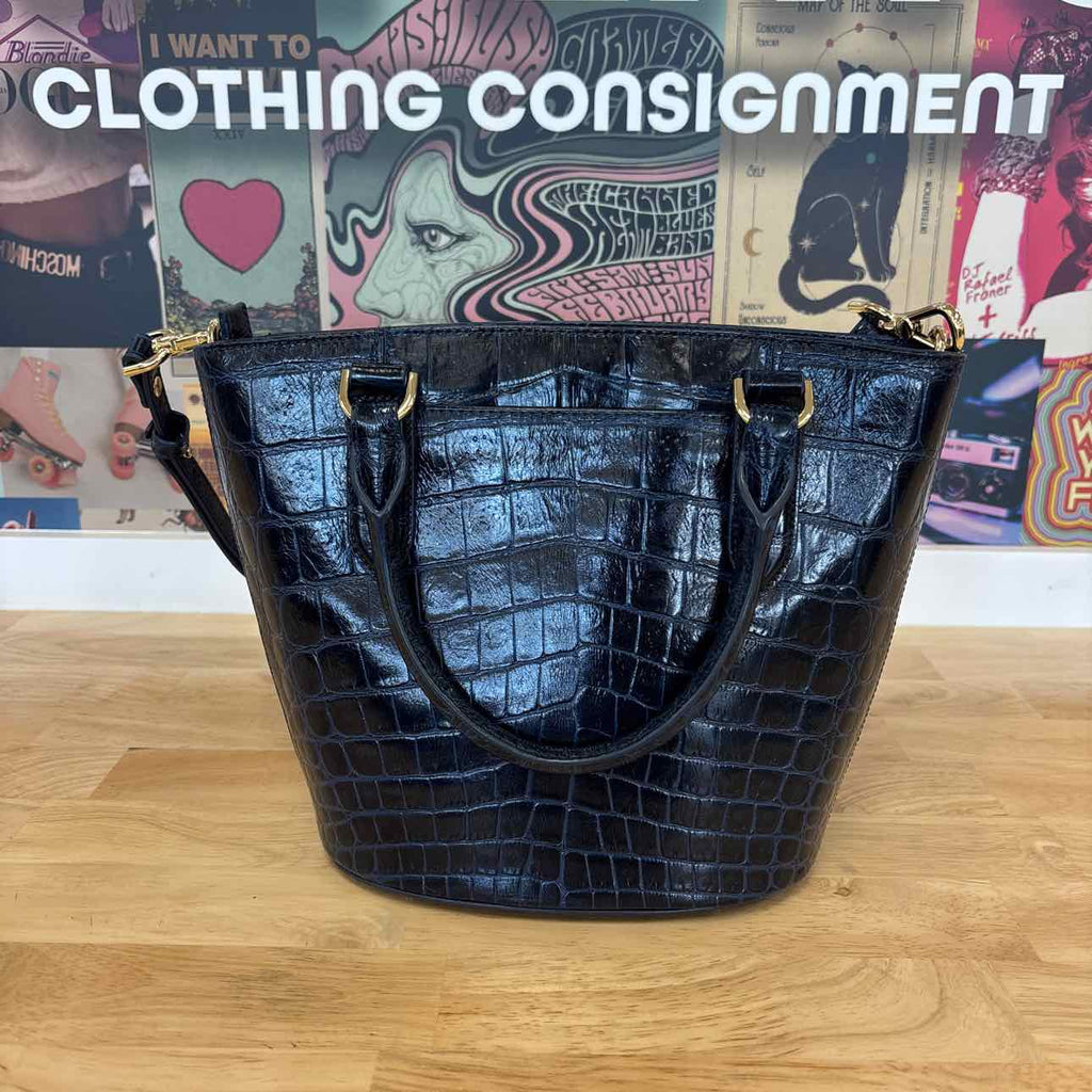 Brahmin Navy Preloved Handbag