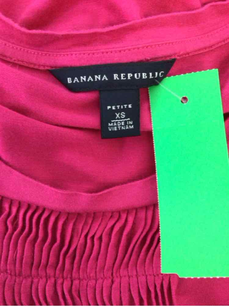 Banana Republic Size XS Hot Pink Shirt