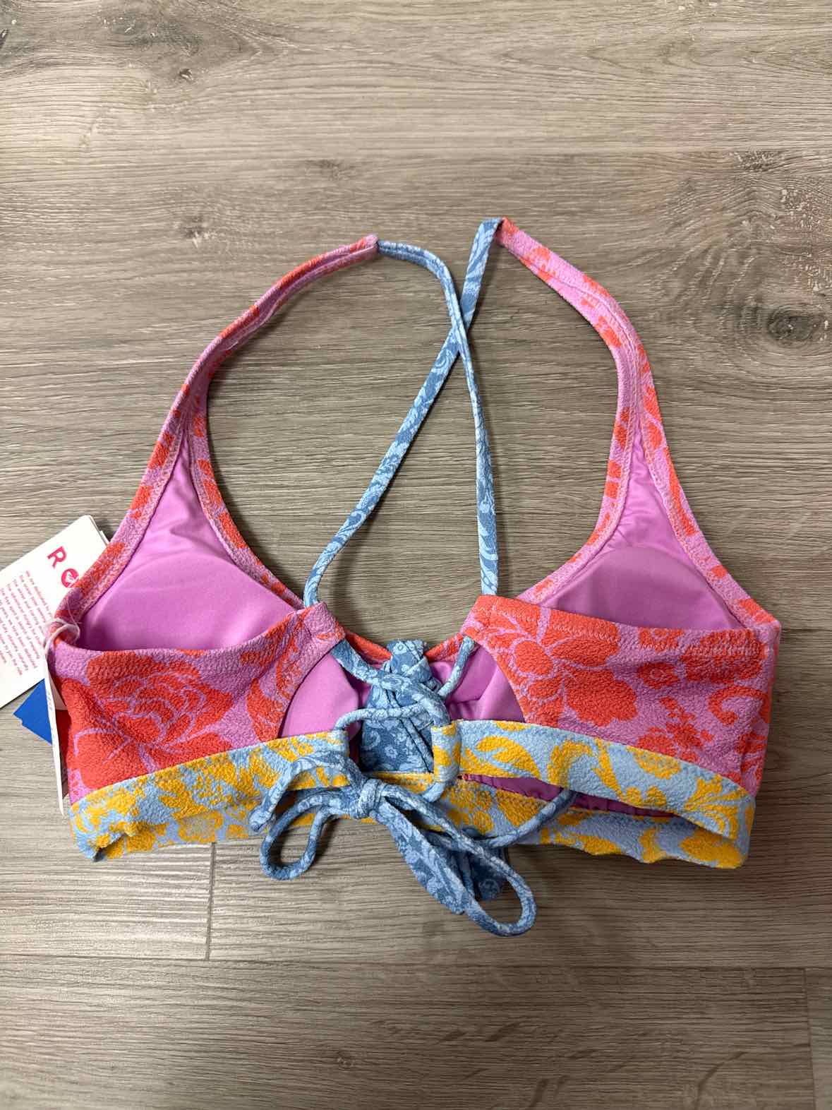 Roxy Juniors' Tapestry Patchwork Convertible Bralette - Multi
