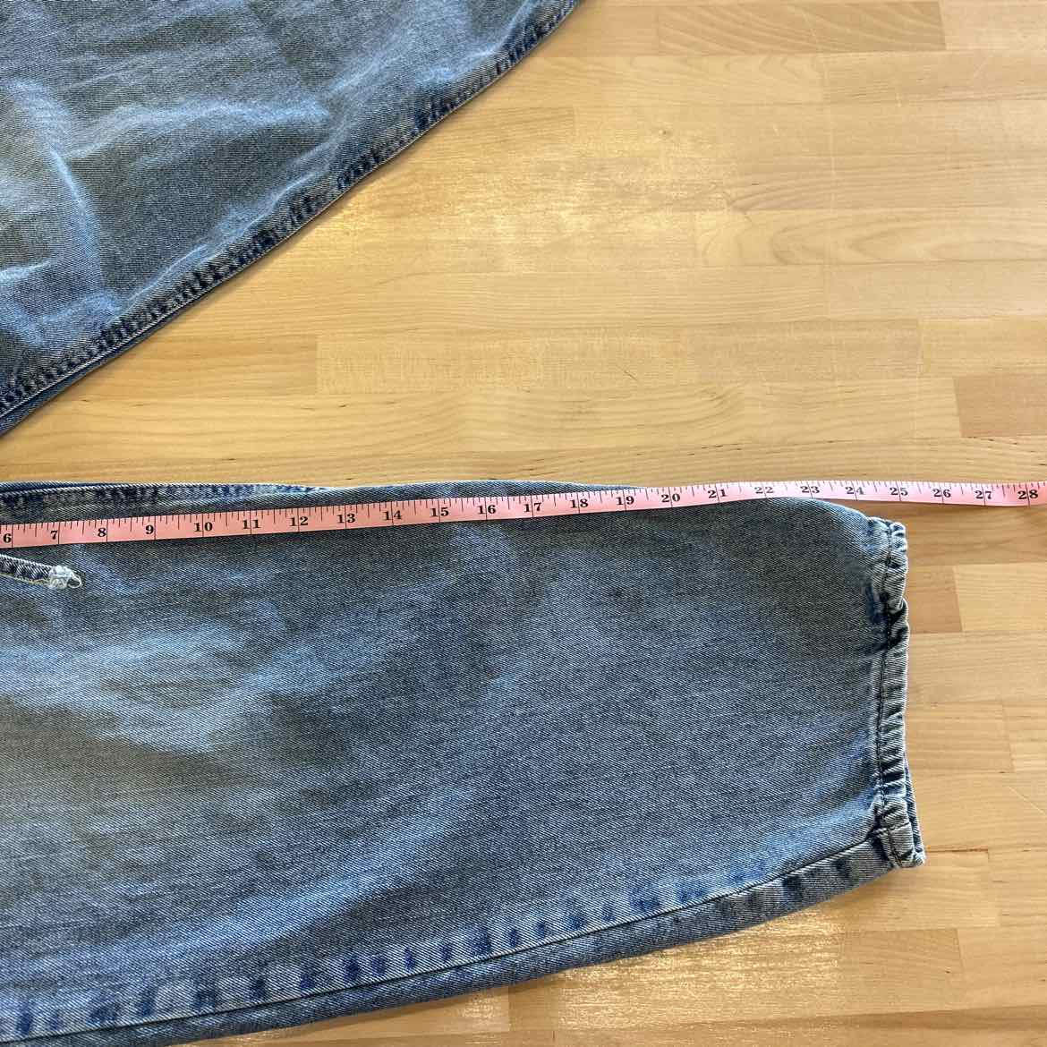 Ban.jara Size 7 Blue Denim Barrel Stylel Jeans