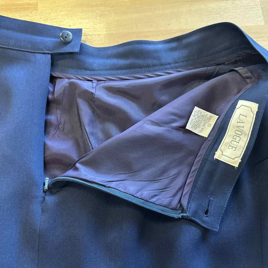 LA Vogue Size 10 Blue Skirt