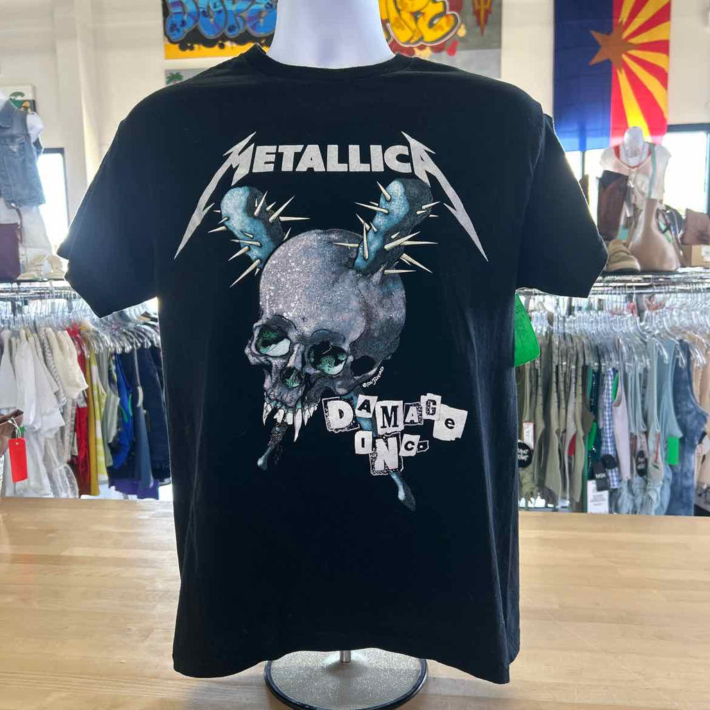 Metallica Size M Black Preloved T-Shirt SS