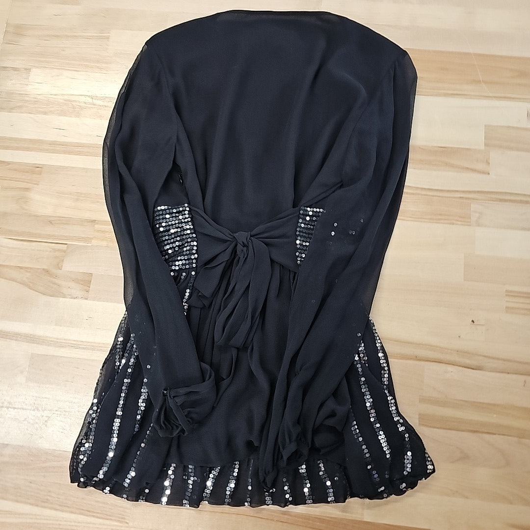 Vera City Size L Black Blouse