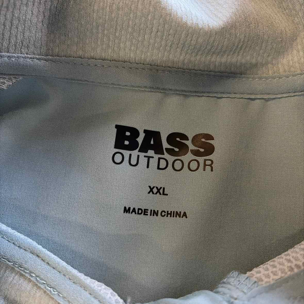 Bass Outdoor Size XXL Green MENS Button Down Shirt