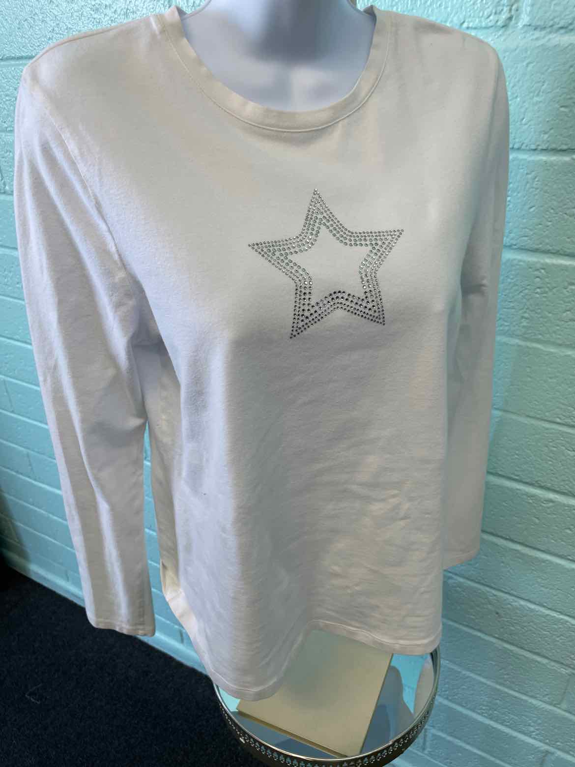 Peck&Peck Size M White Shirt