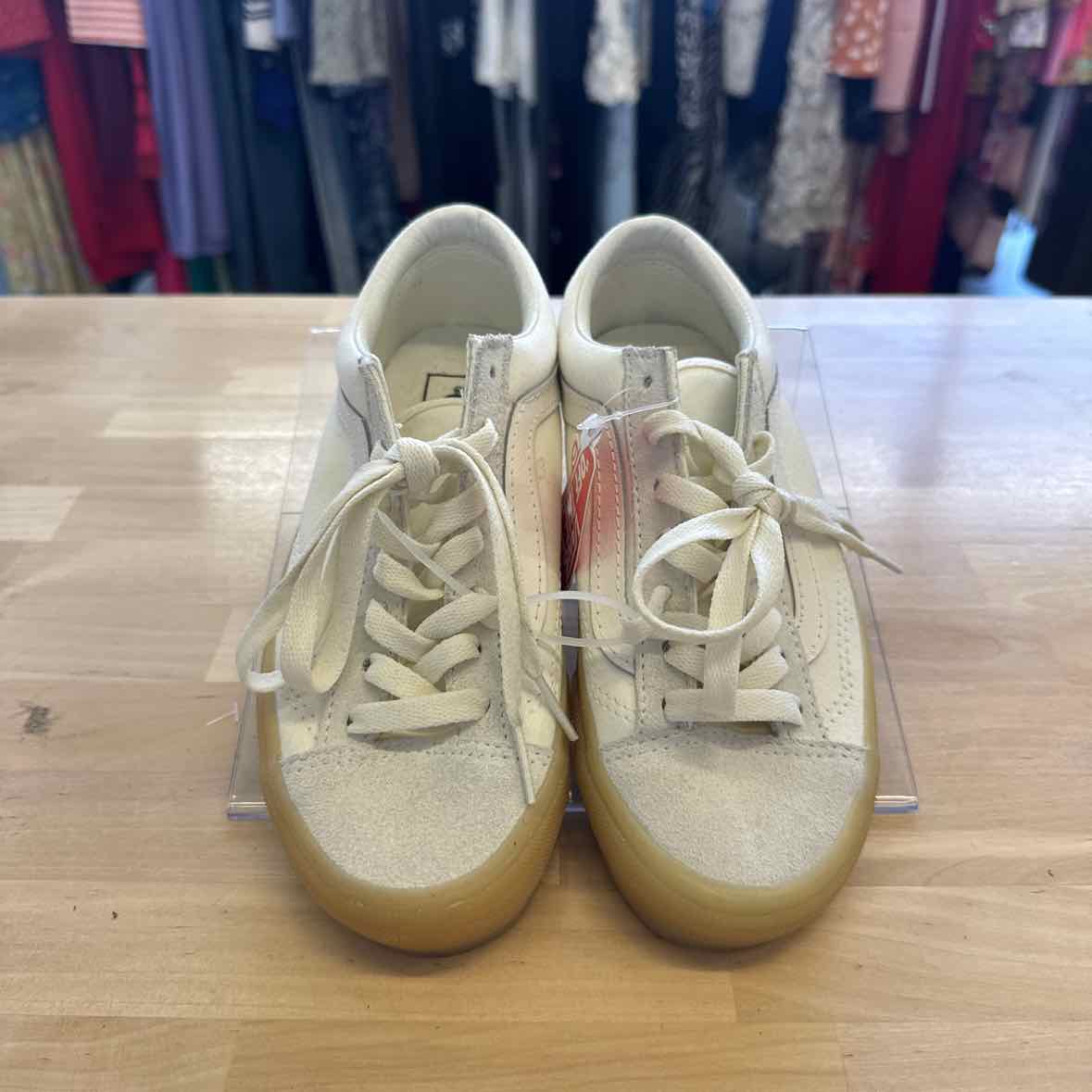 Vans Shoe Size 5 White Sneakers