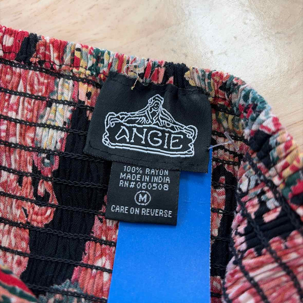 Angie Size M Red Black Preloved Dress