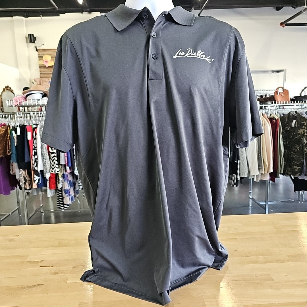 SportTek Men's Size XL Gray MENS Polo