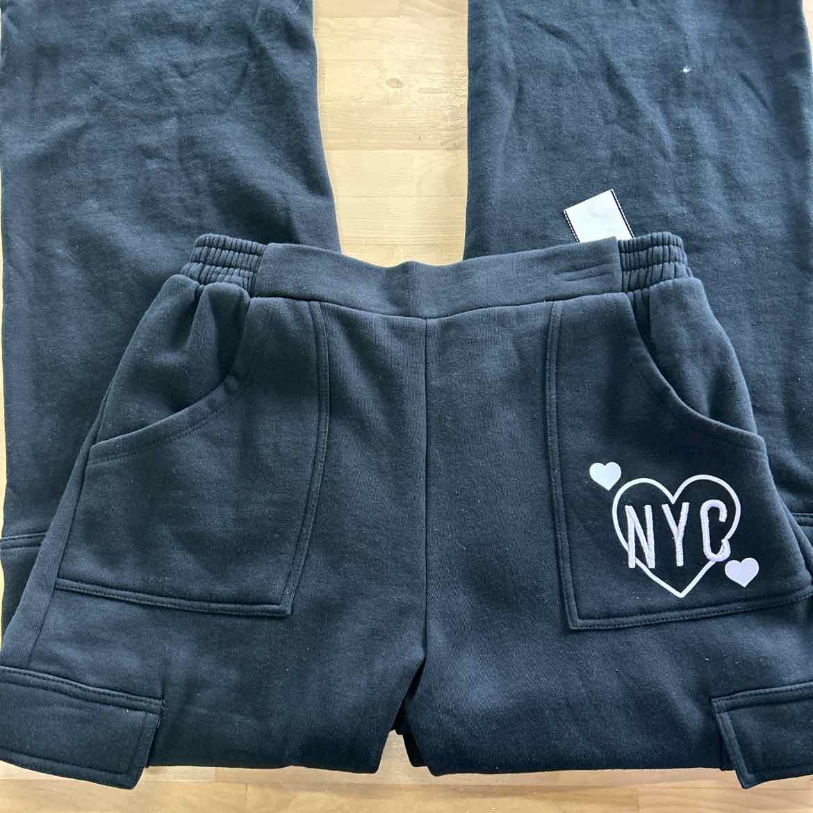 Self Esteem Juniors Cozy Cargo Sweatpants - Black