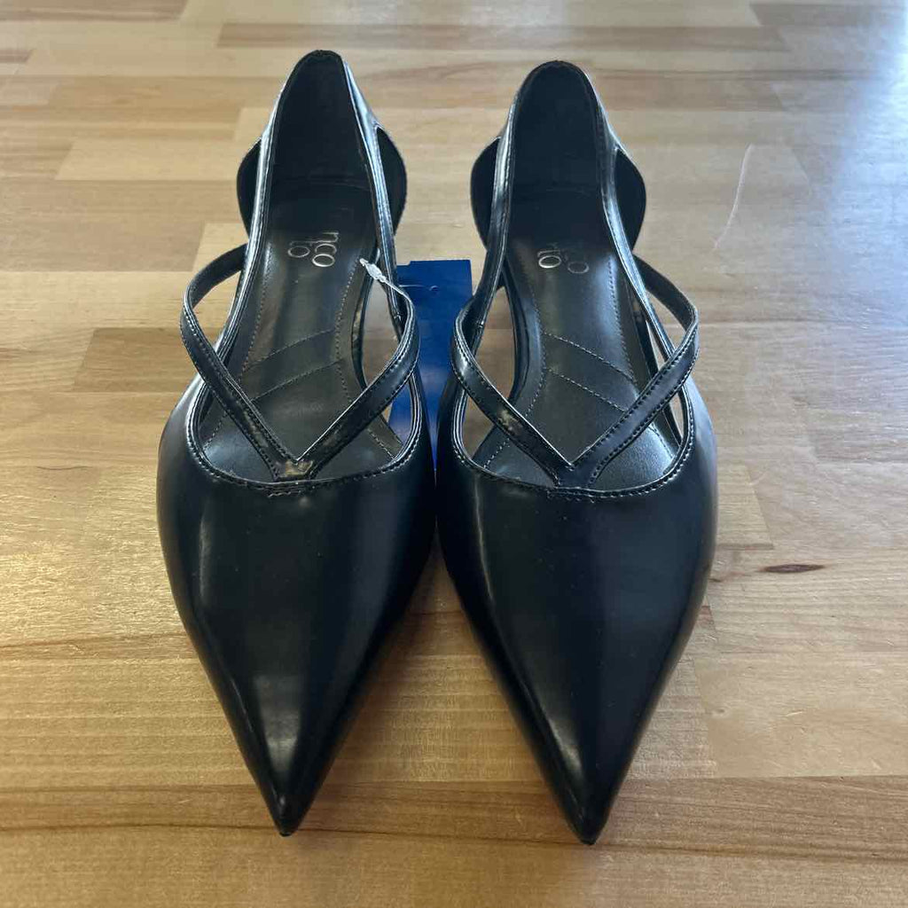 Franco Sarto Size 9.5 Black Preloved Pumps