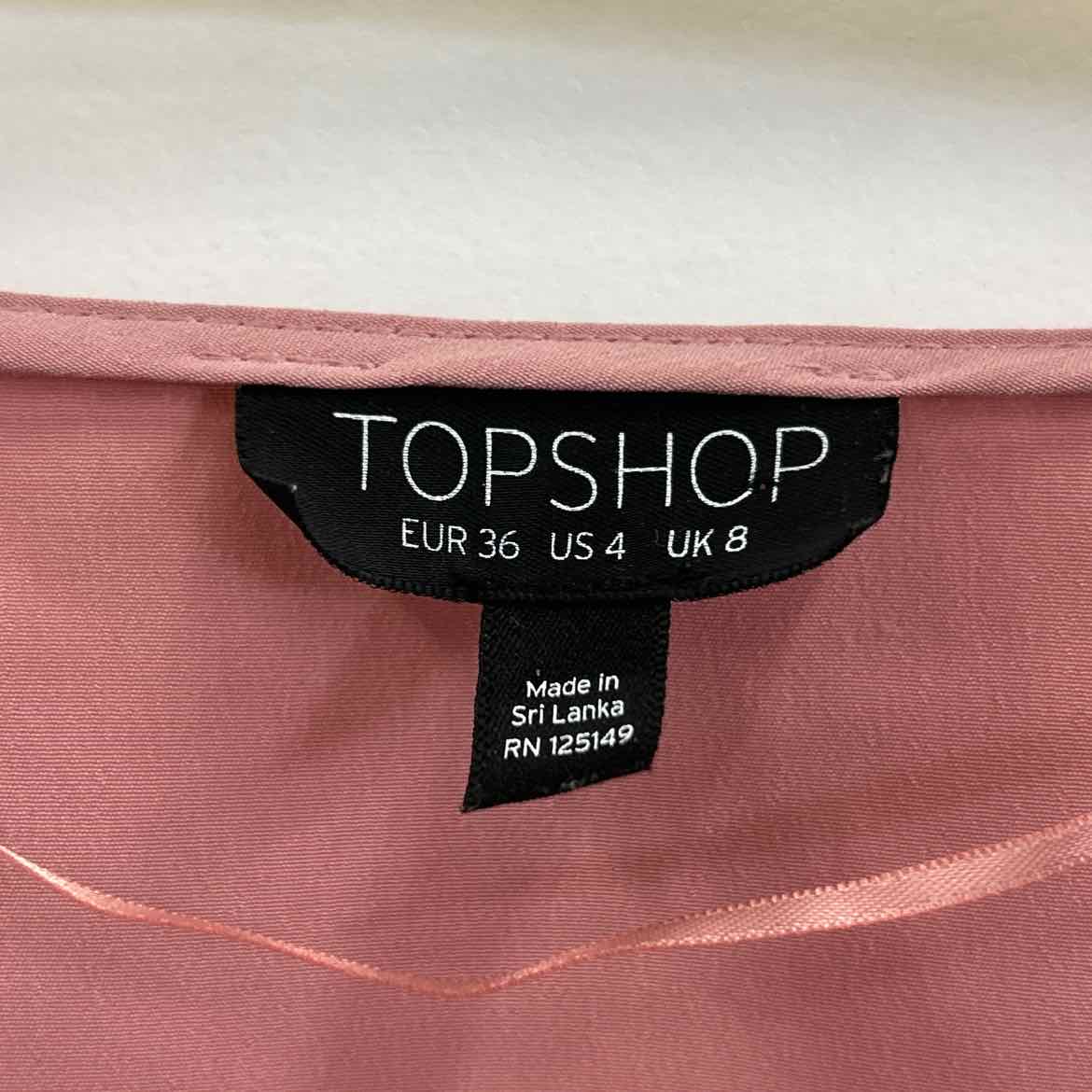 topshop Size 4 Pink Preloved Dress