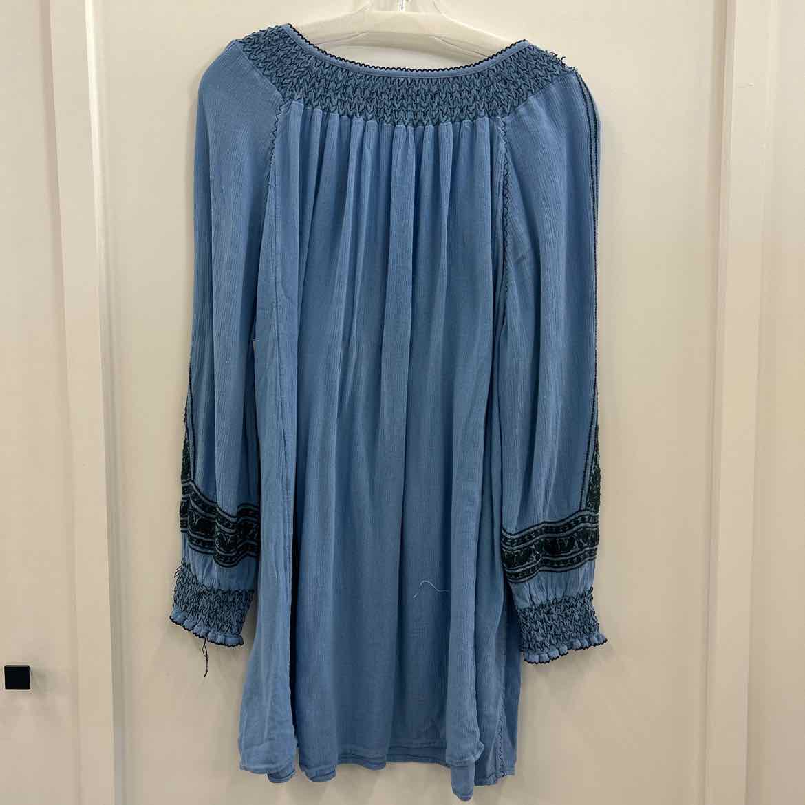 Free People Size M Blue Dress