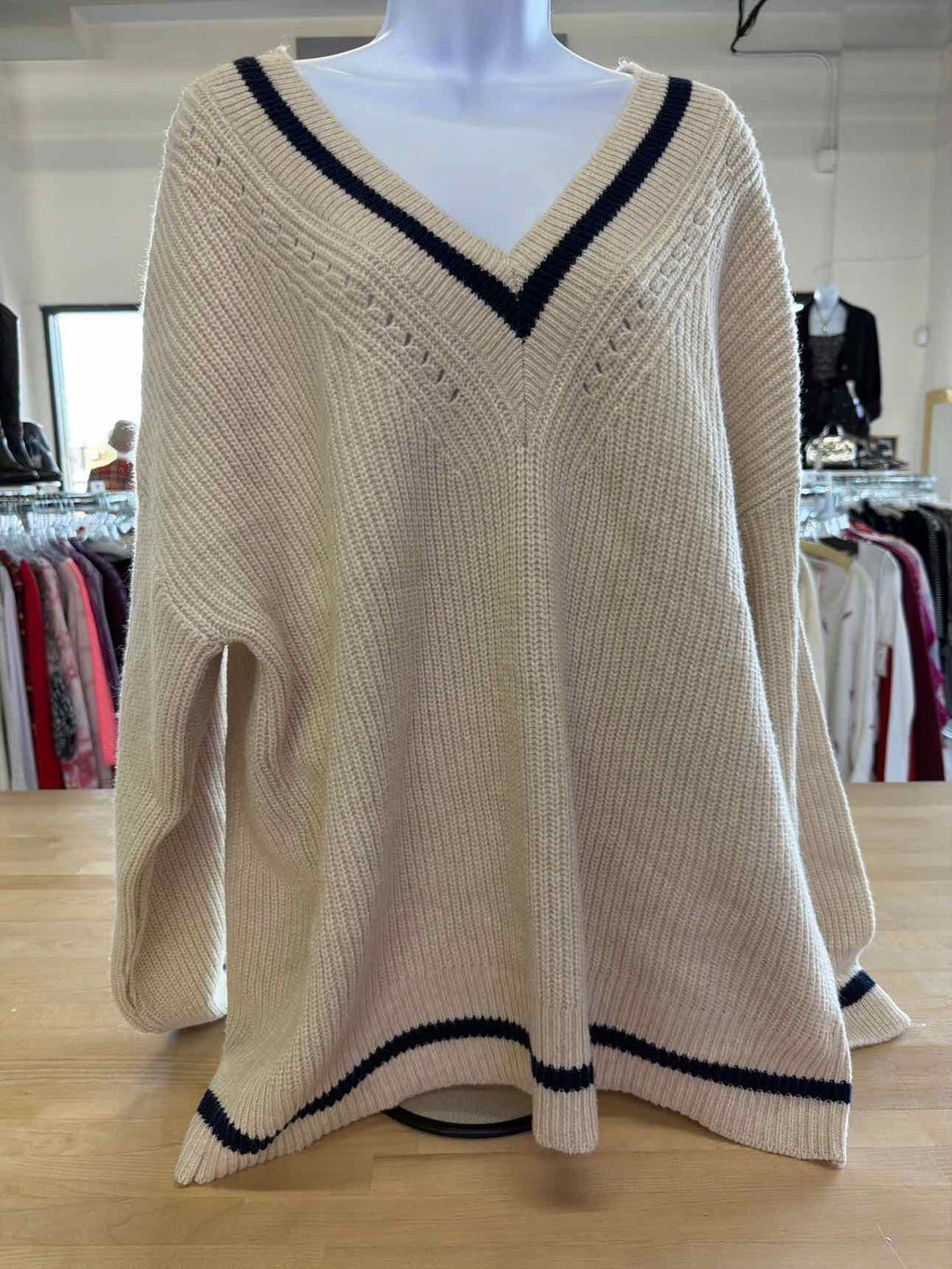 On 34th Size 3X Beige Sweater