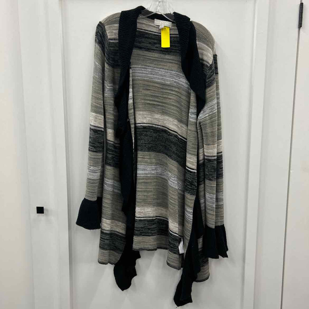 Carolyn Taylor Size L Gray Duster