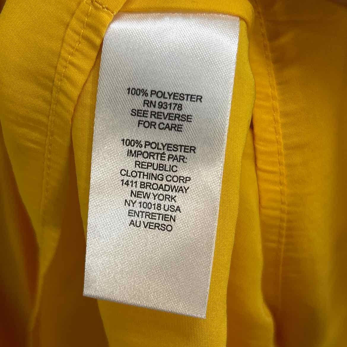 Tahari Size M Yellow Preloved Dress