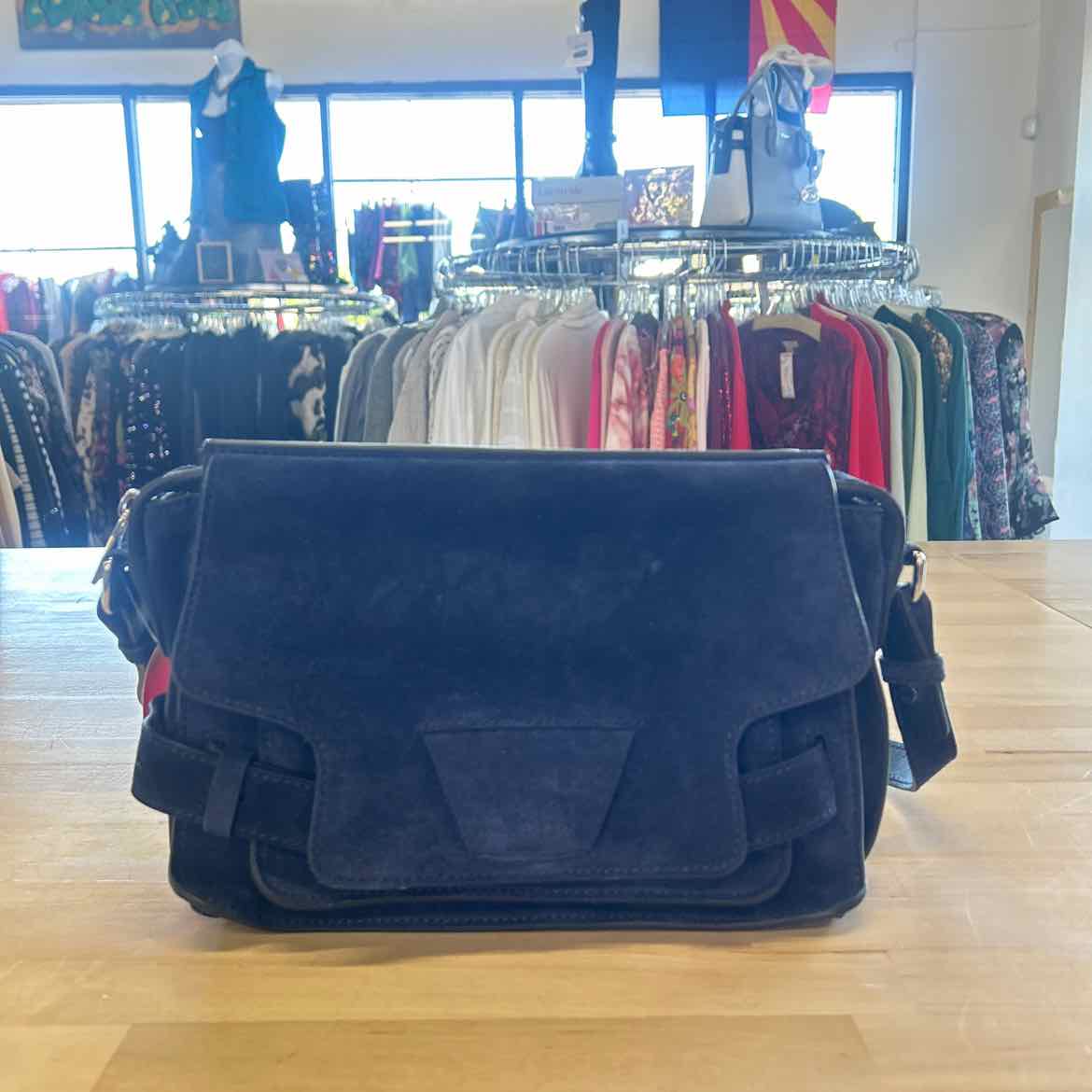 Proenza Schouler Beacon Suede Crossbody Bag