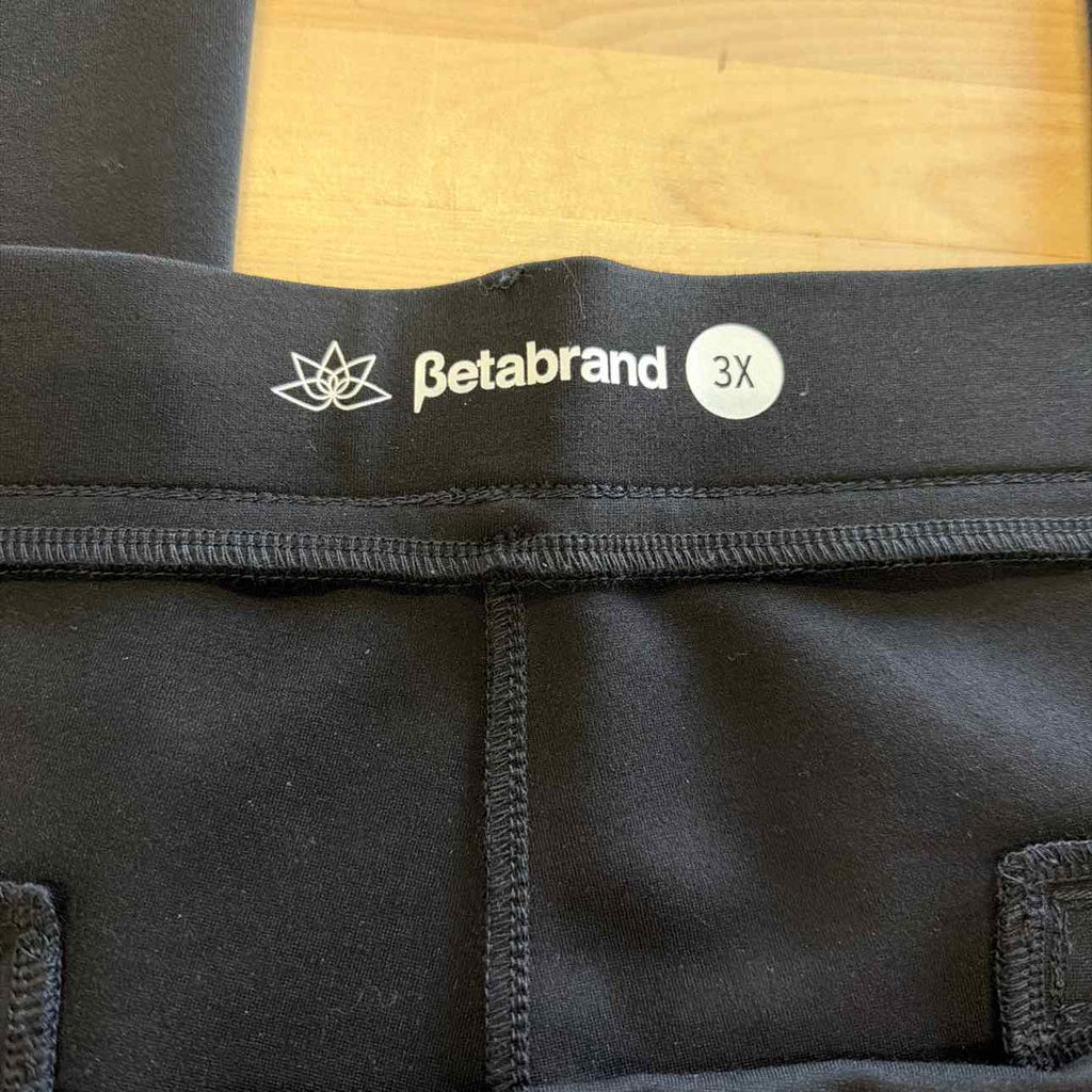 Betabrand Size 3X Black Preloved Pants
