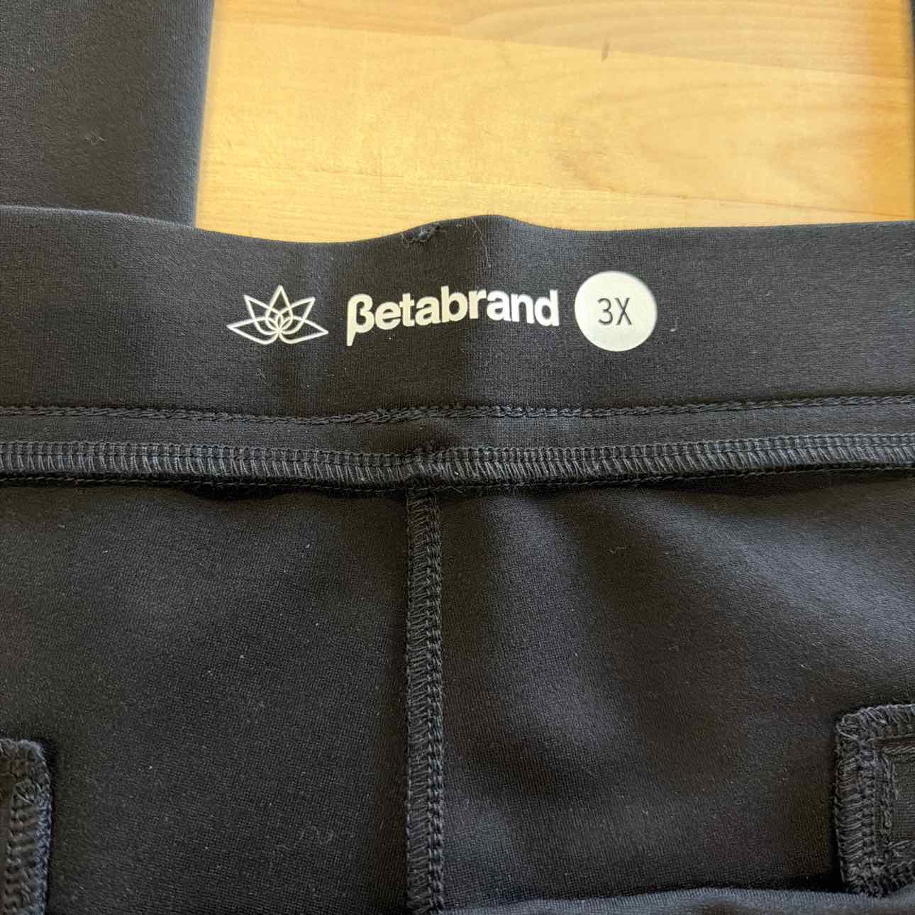 Betabrand Size 3X Black Preloved Pants
