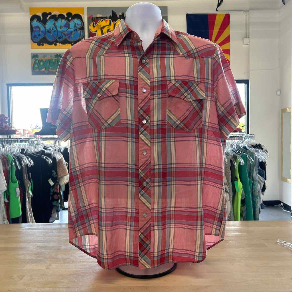 VIP Size L Pink Preloved MENS Button Down Shirt