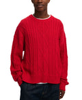 Cotton on Men's Cable Knit Crew Sweater