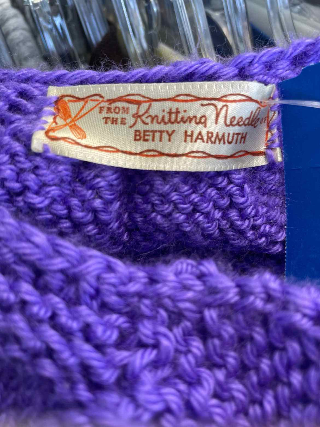 Betty Harmuth Purple Sweater