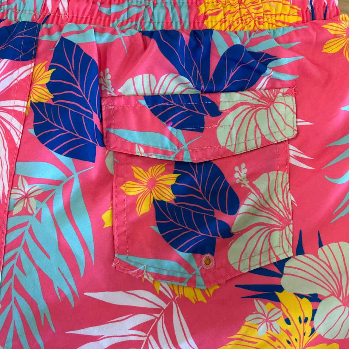 Club Room Men's Hibiscus Floral Print 7" Swim Trunks