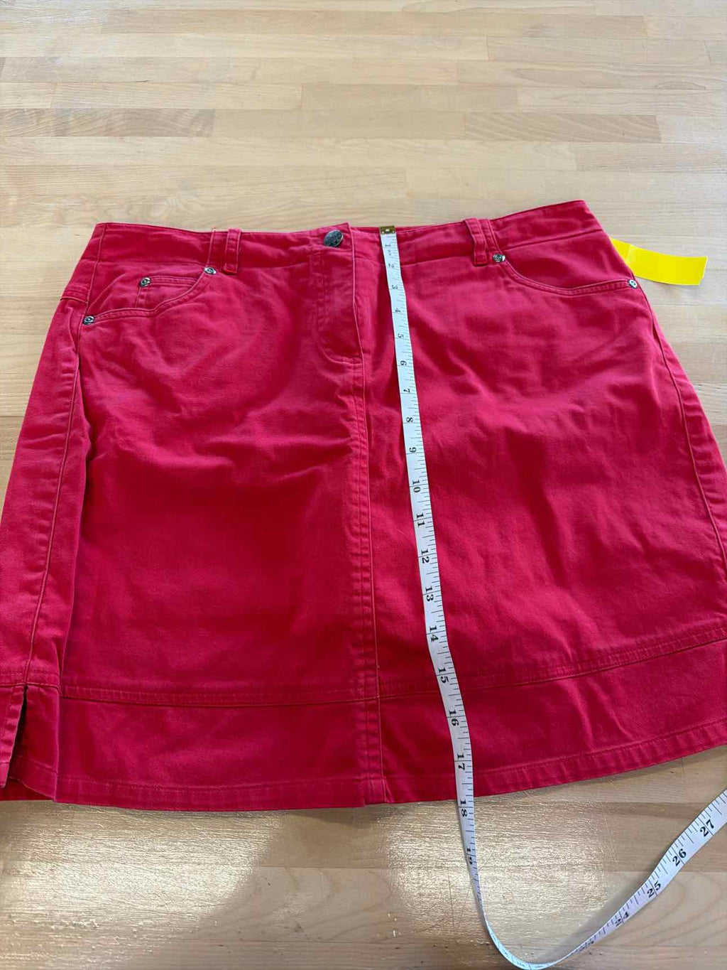 BambooTraders Size 12 Red Skorts