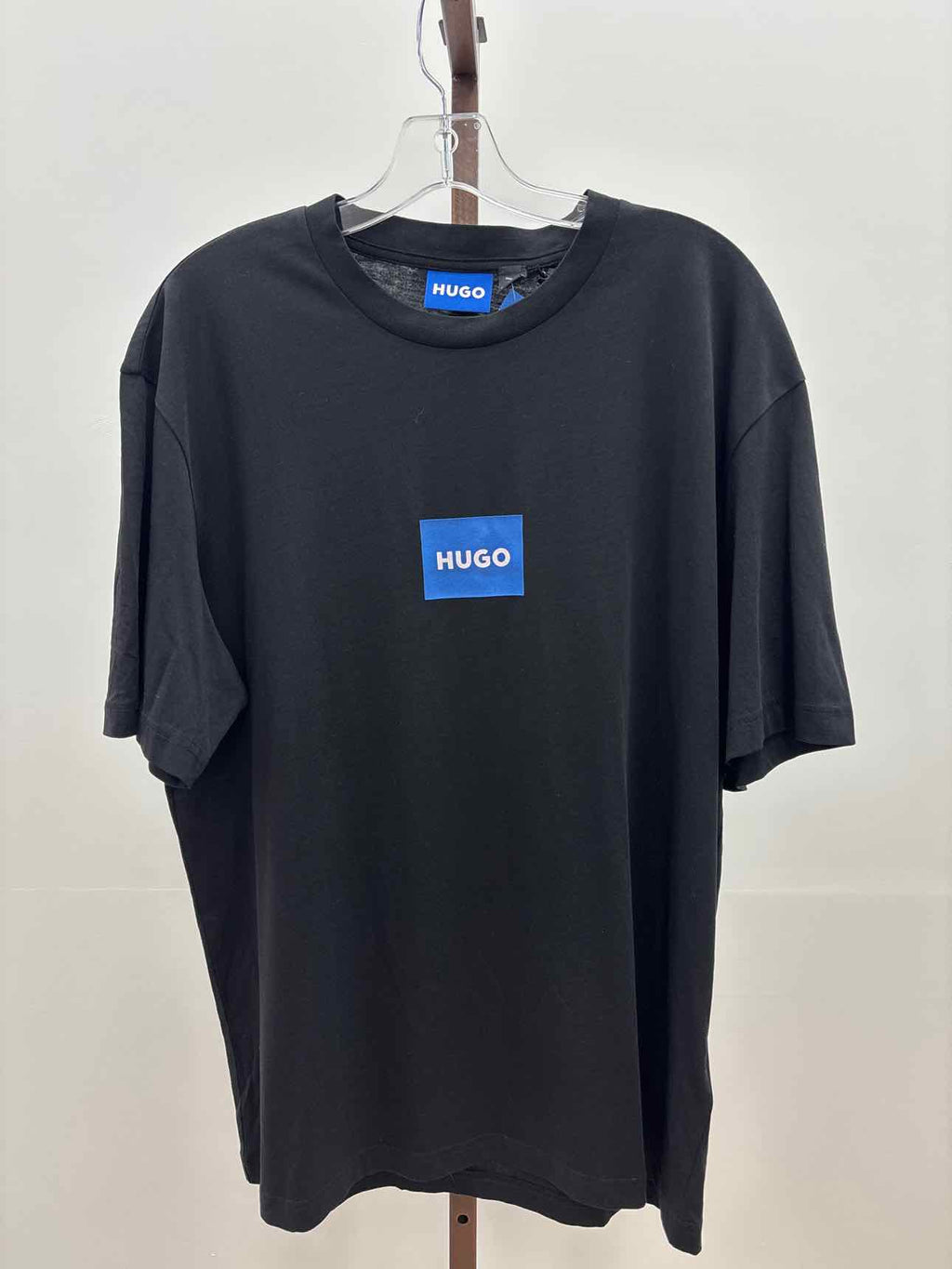 HUGO Size L Nayonix Crewneck T-Shirt - Black