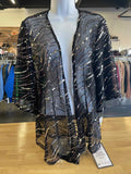 Alex Evenings Size M Black New Cardigan