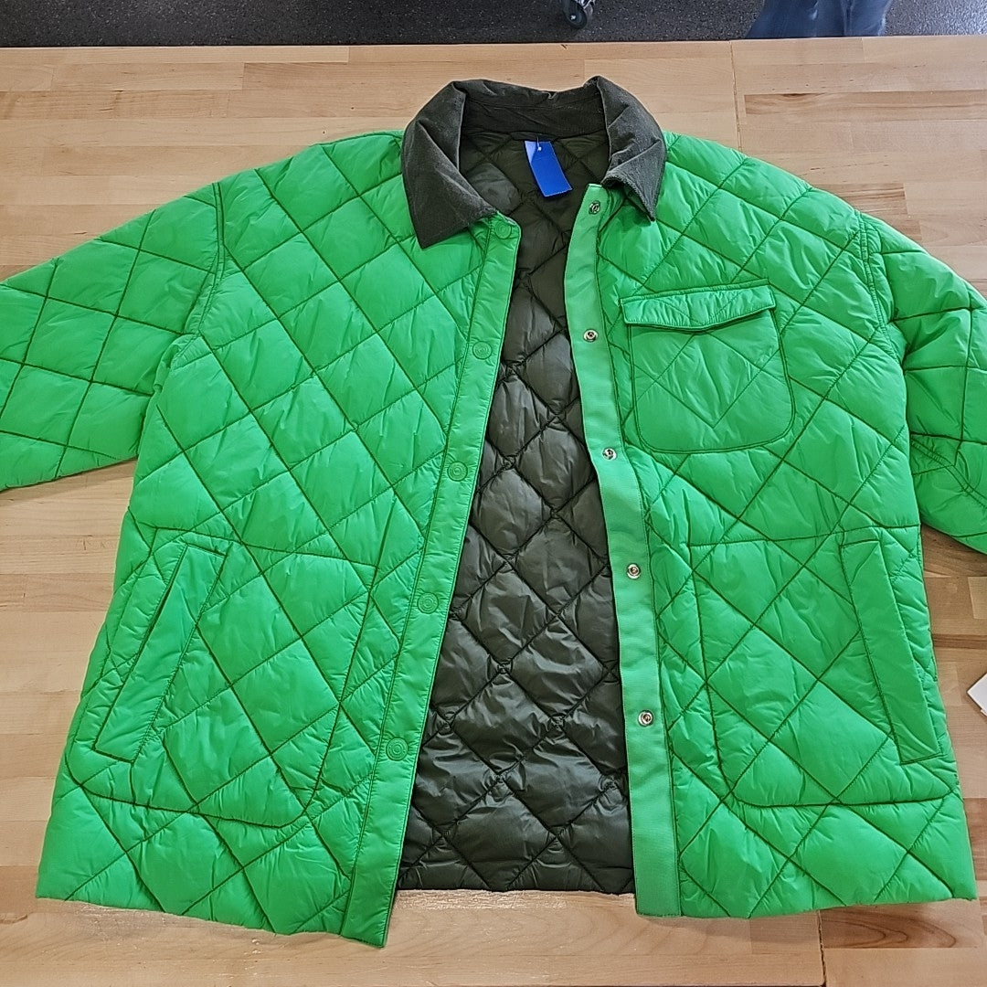 Calvin Klein Womens Reversible Barn Quilted Jacket