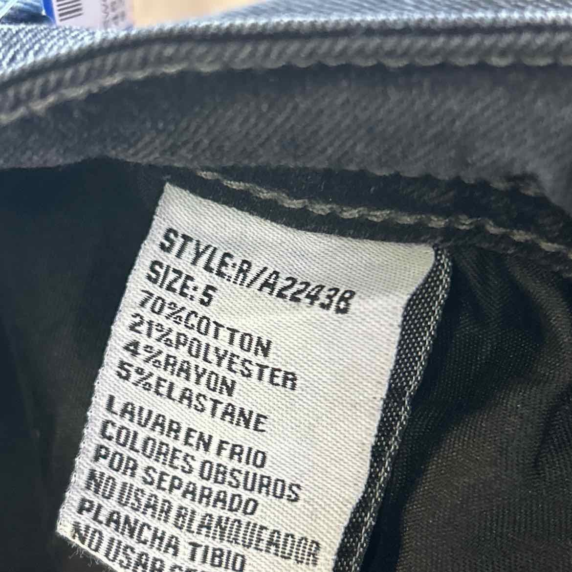 Bamboo Size 5 Black Preloved Jeans