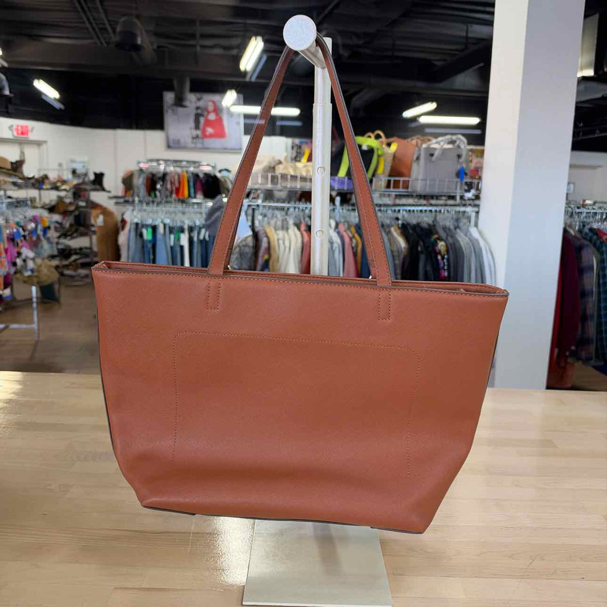 Anne Klein Brown Tote Leather Totes