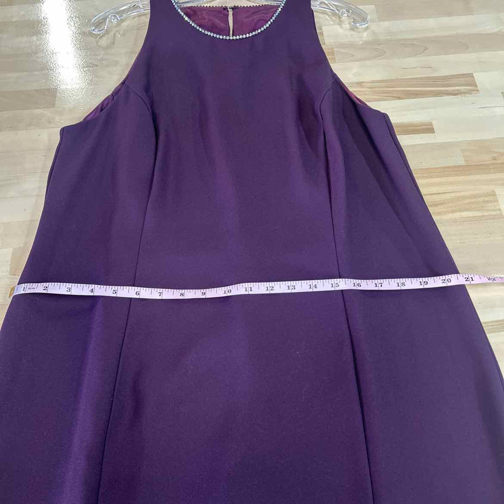 karen Miller Size 20 Purple Preloved 2 pc Dress Set
