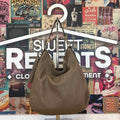Michael Kors Taupe Pebbled Leather Preloved Handbag