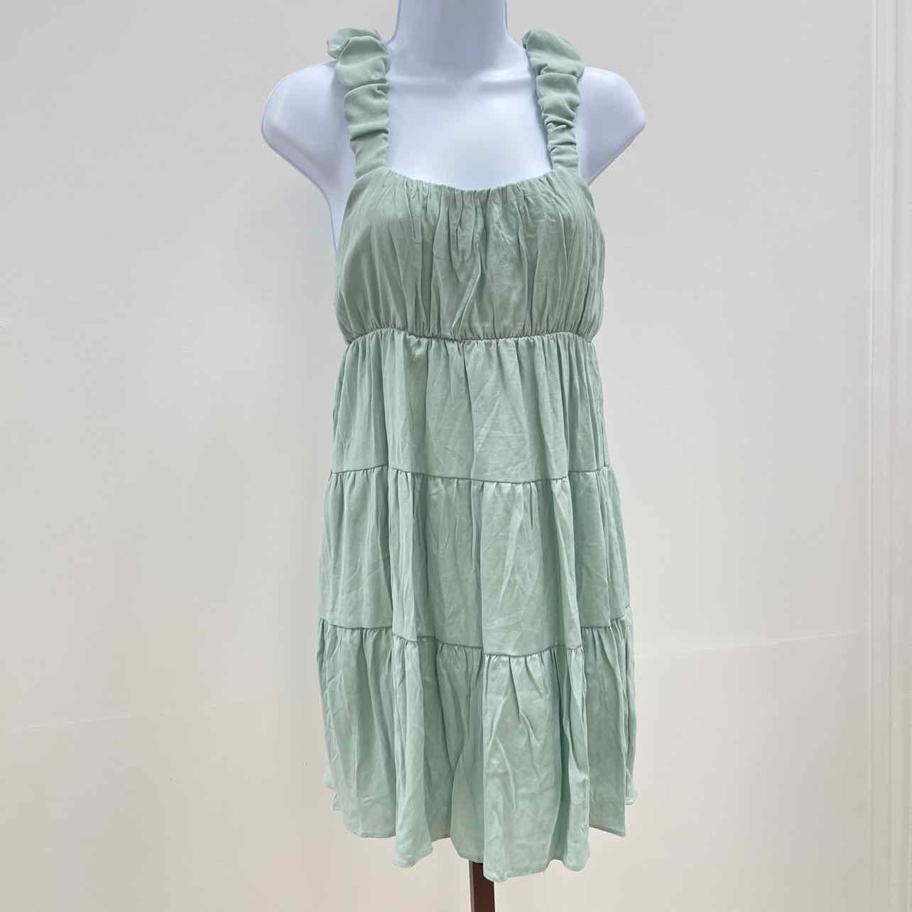 pink rose Size S Mint green New Dress