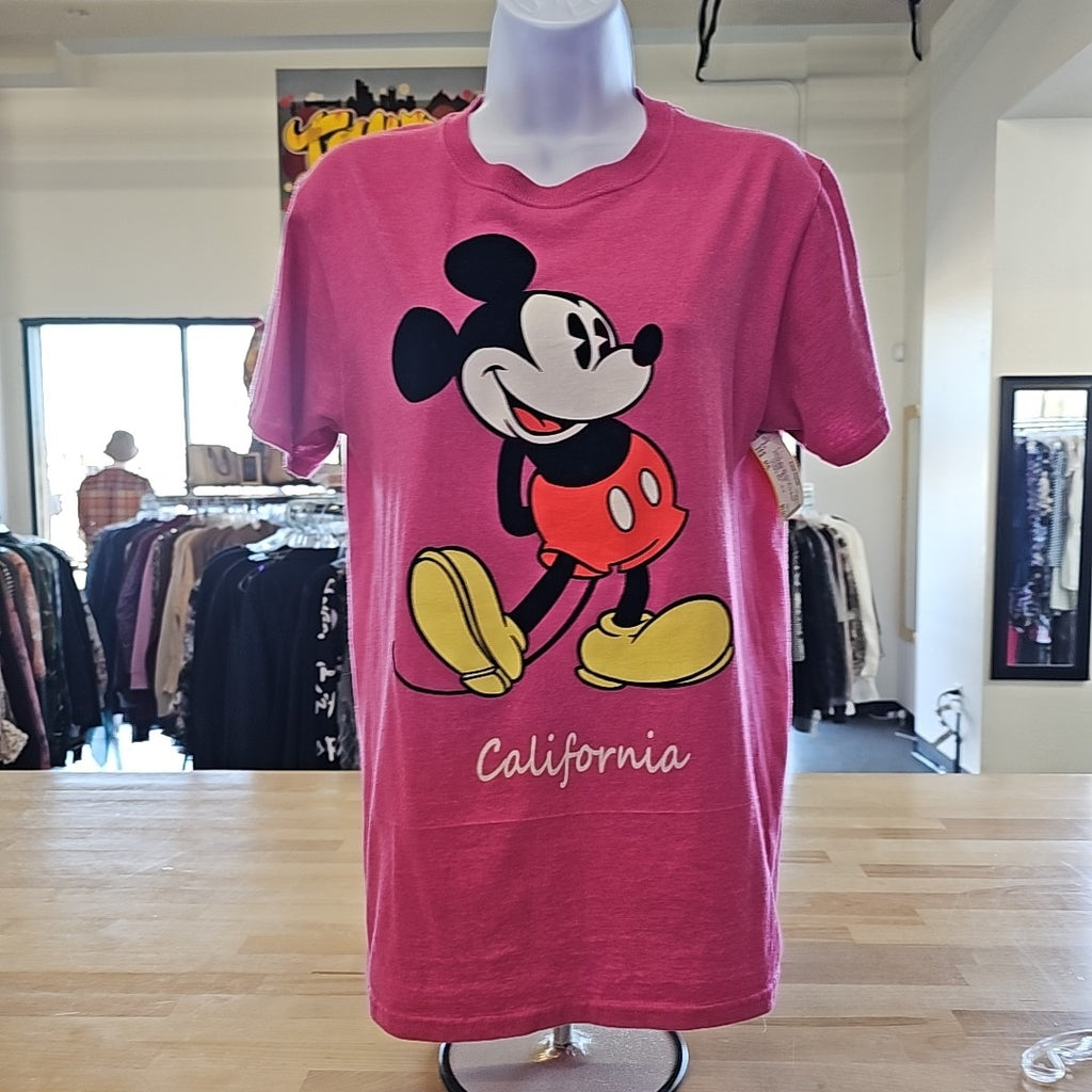 Disney Size M/L Pink Micky Mouse T-shirt