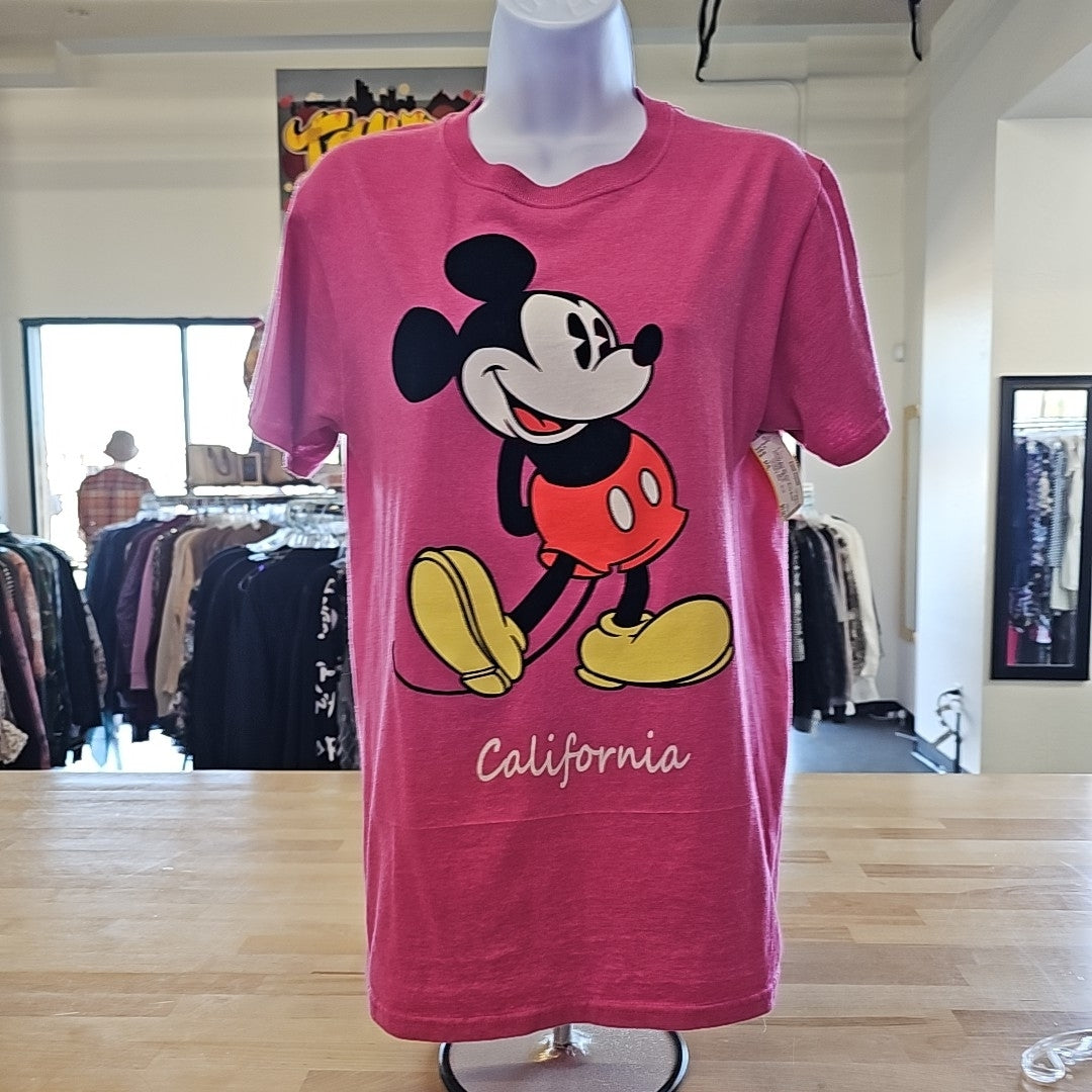 Disney Size M/L Pink Micky Mouse T-shirt