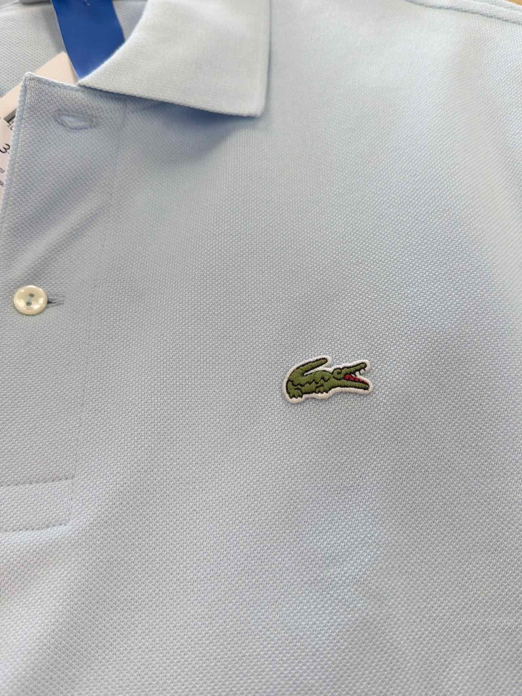 Lacoste Size S Original Cotton Pique Polo Light Blue