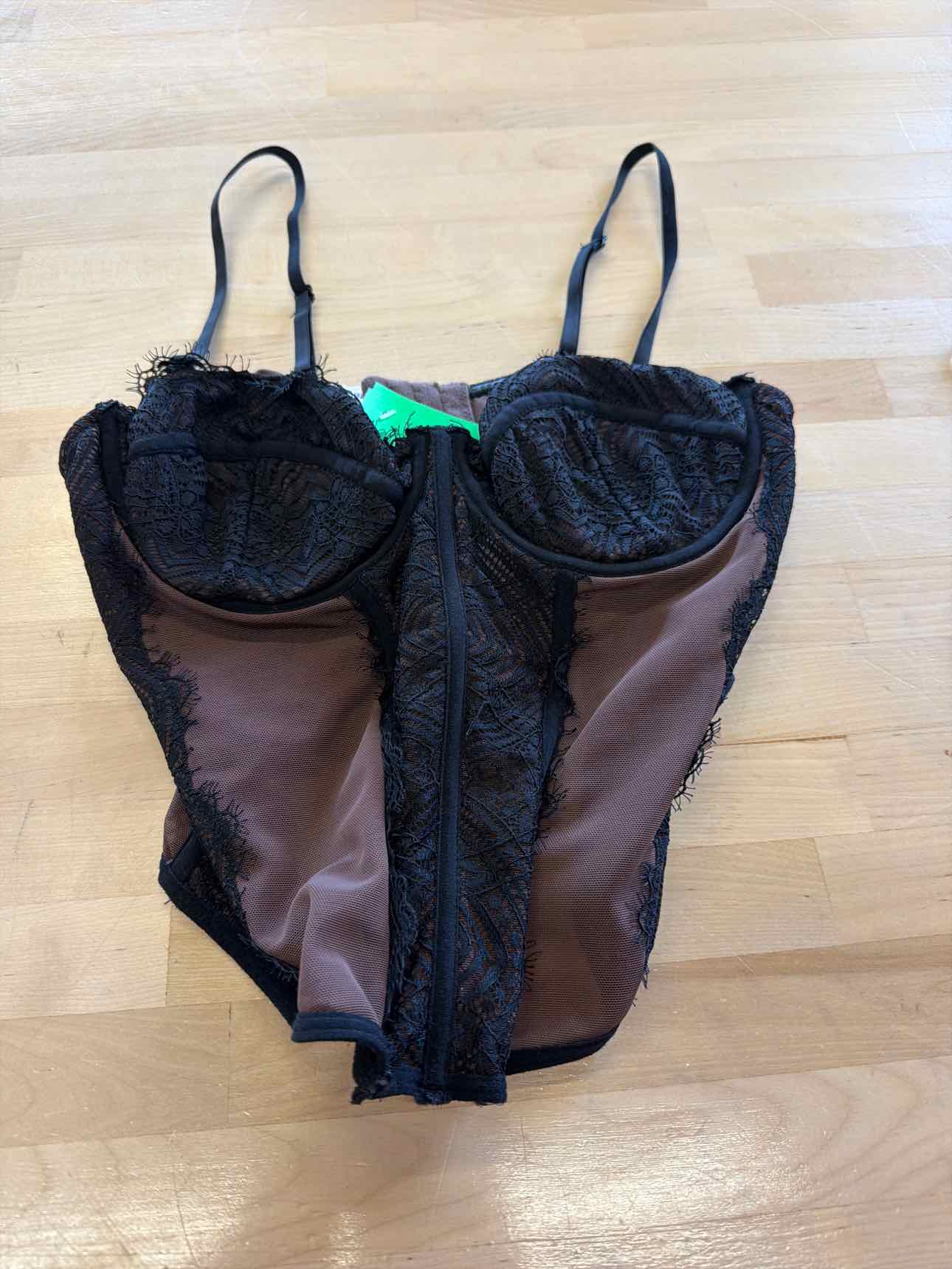 Garage Size S Black/Brown Preloved Corset