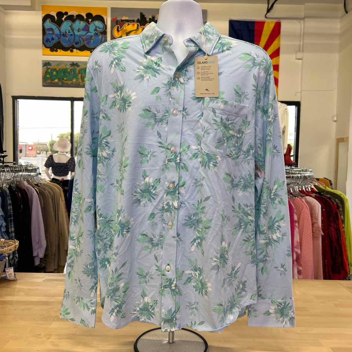Tommy Bahama Men's San Lucio Bloom to Spare Long-Sleeve Shirt