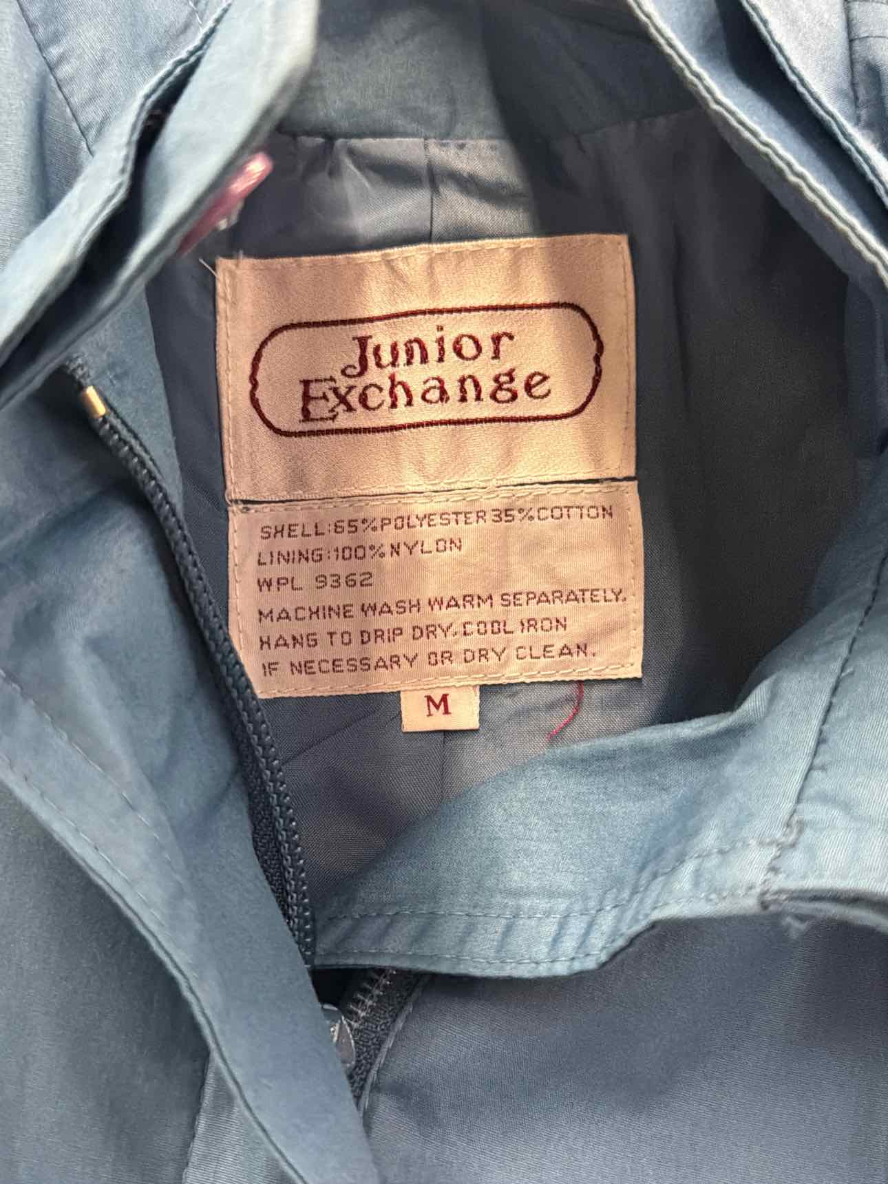 Junior Exchange Size M Blue Raincoat