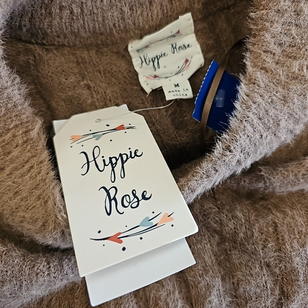 hippie rose Size M Brown Knit Sweater