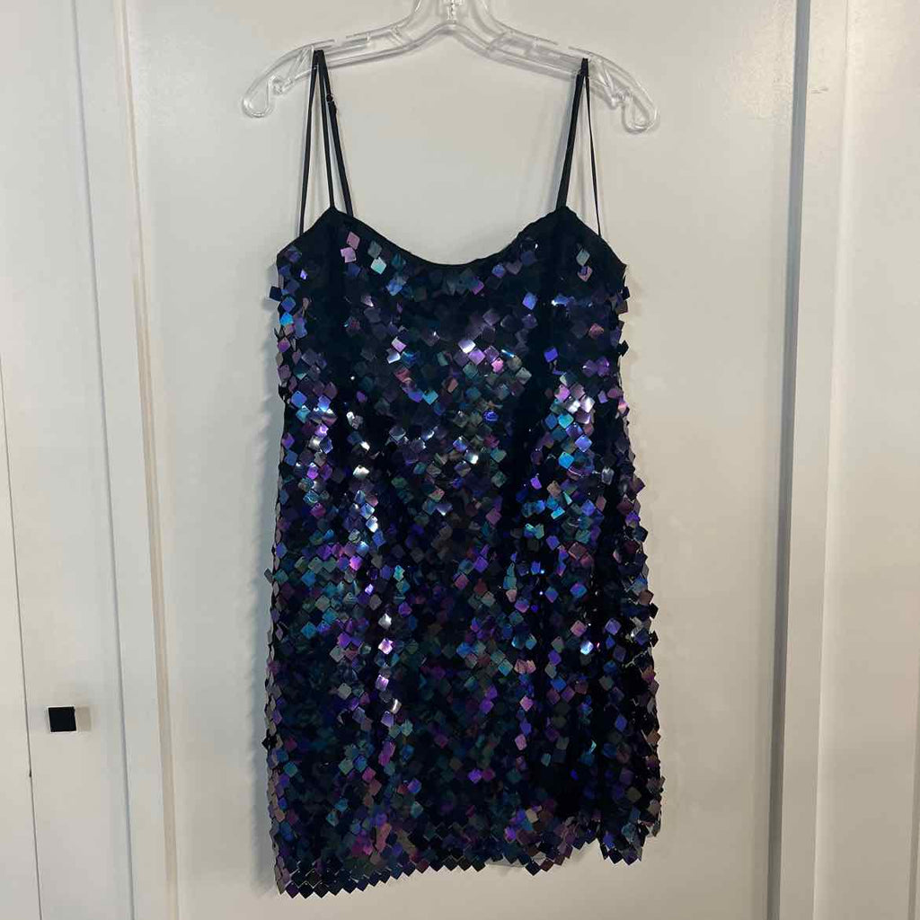 astr Size L Black Sequined Preloved Dress