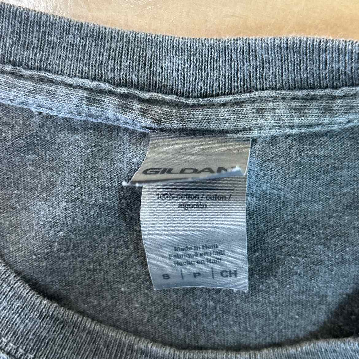 Gildan Size S Gray Preloved T-Shirt SS
