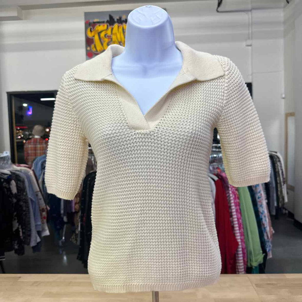 Marine Layer Size XS Yellow Knit Polo